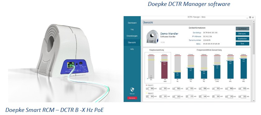 Doepke smart residual current monitor provides an overview of a system’s residual-current status